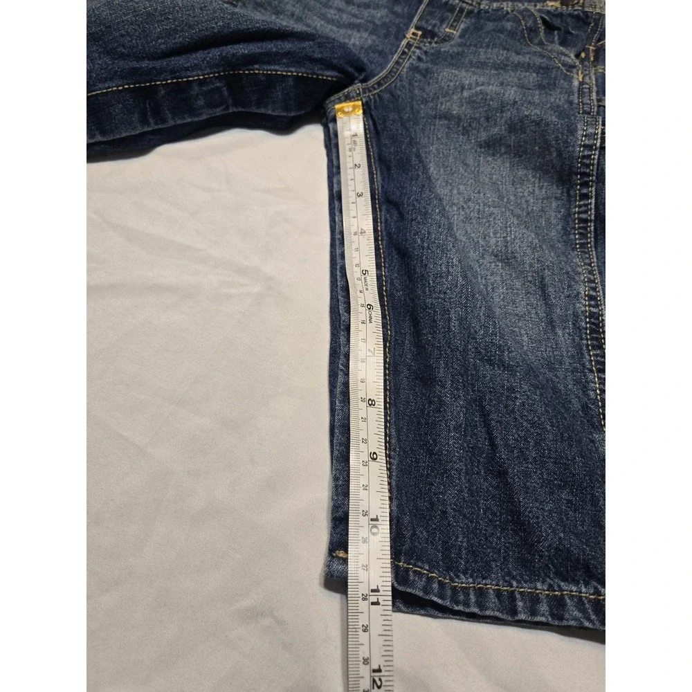 OshKosh B'gosh Boys 24 months Classic Overalls Blue Denim 100% Cotton Snap Legs